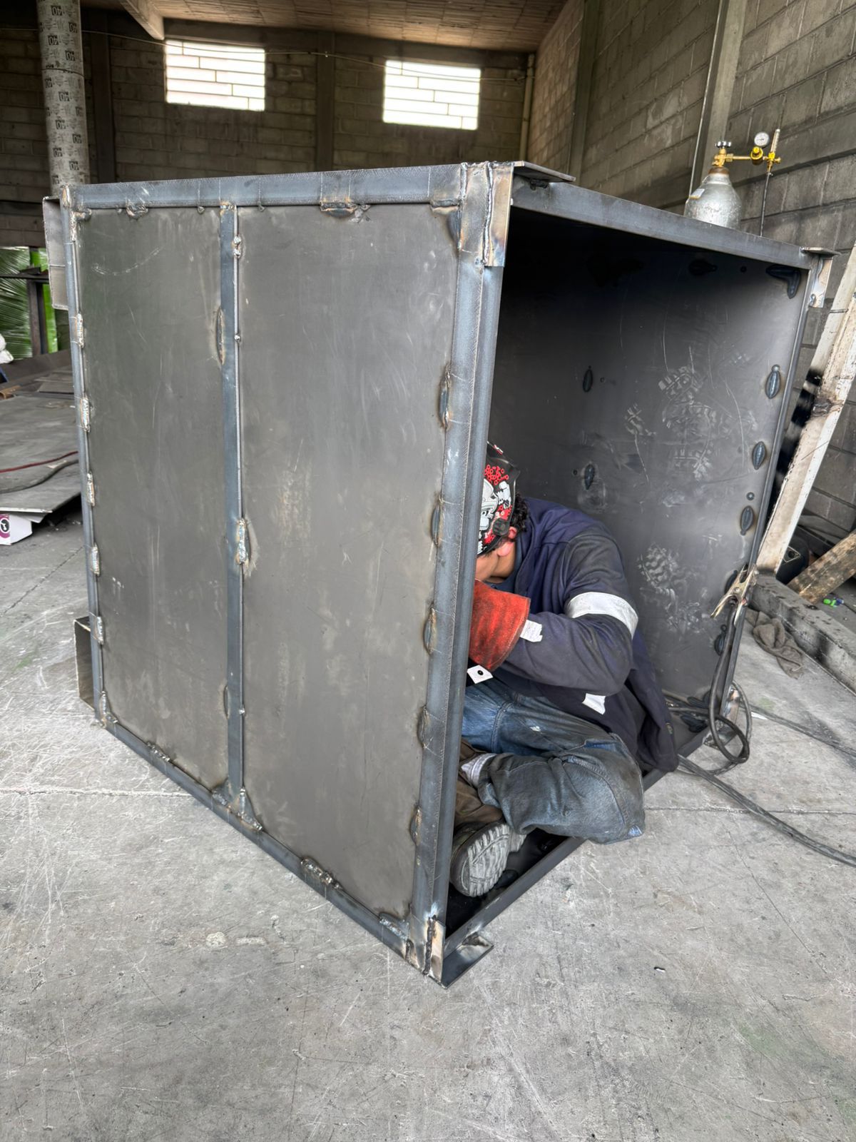 Estructura metálica industrial fabricada a medida